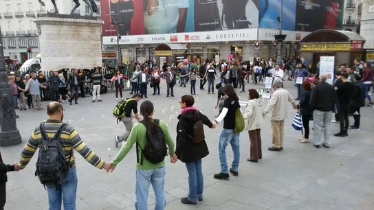 Concentración en la Puerta del Sol Concentración en la Puerta del Sol
