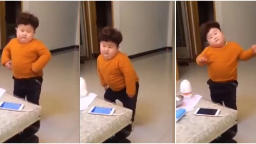 Un niño apodado 'mini Kim Jong-Un' por su parecido con el dictador causa furor por su peculiar forma de bailar