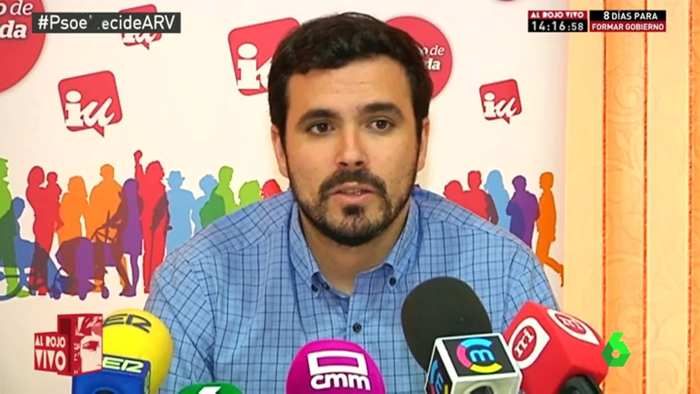 Frame 20.397075 de: Garzón acusa al PSOE de "blanquear" al PP, el "partido más corrupto de la UE" Frame 20.397075 de: Garzón acusa al PSOE de "blanquear" al PP, el "partido más corrupto de la UE"