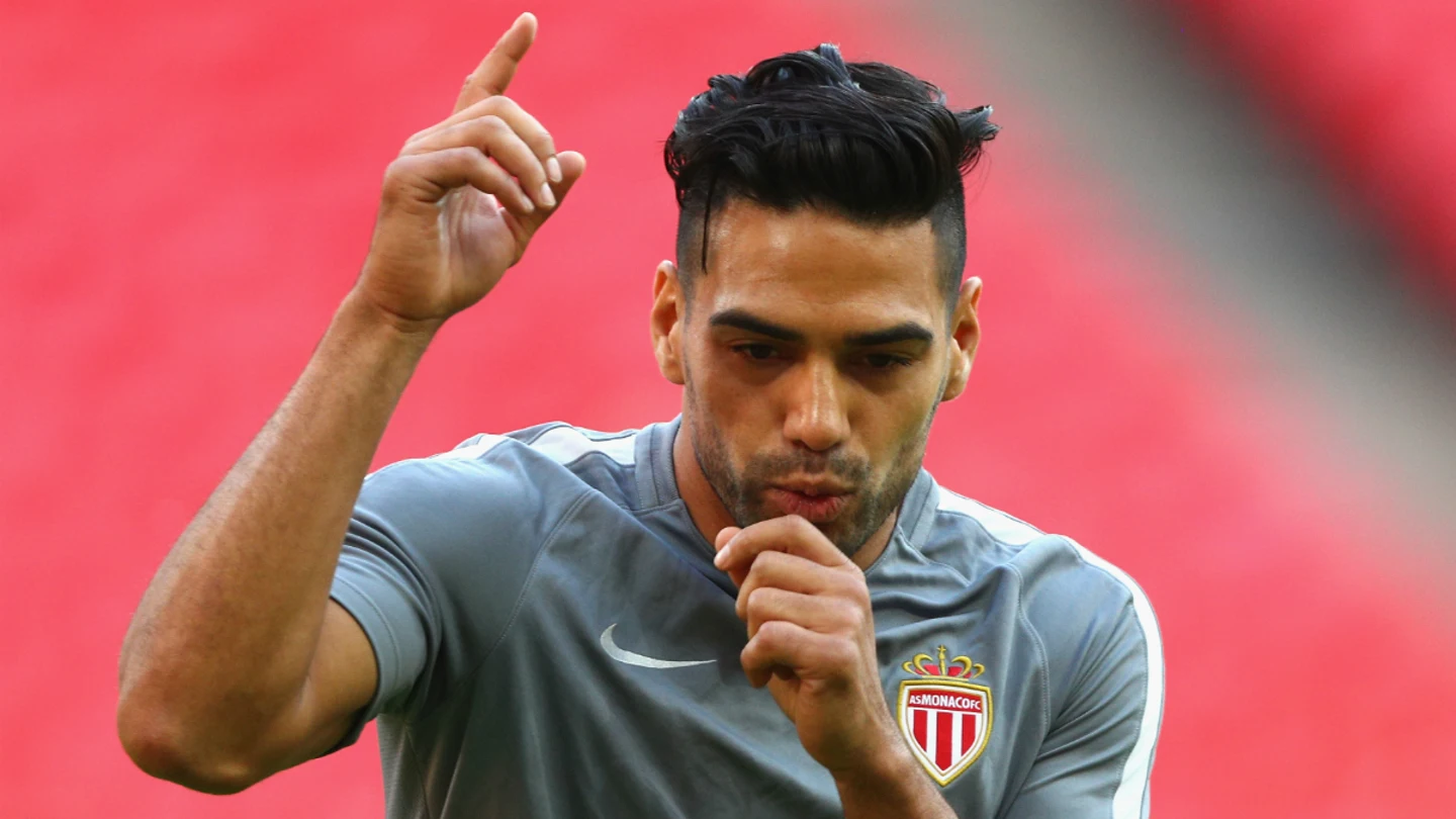 Falcao, en un entrenamiento Falcao, en un entrenamiento