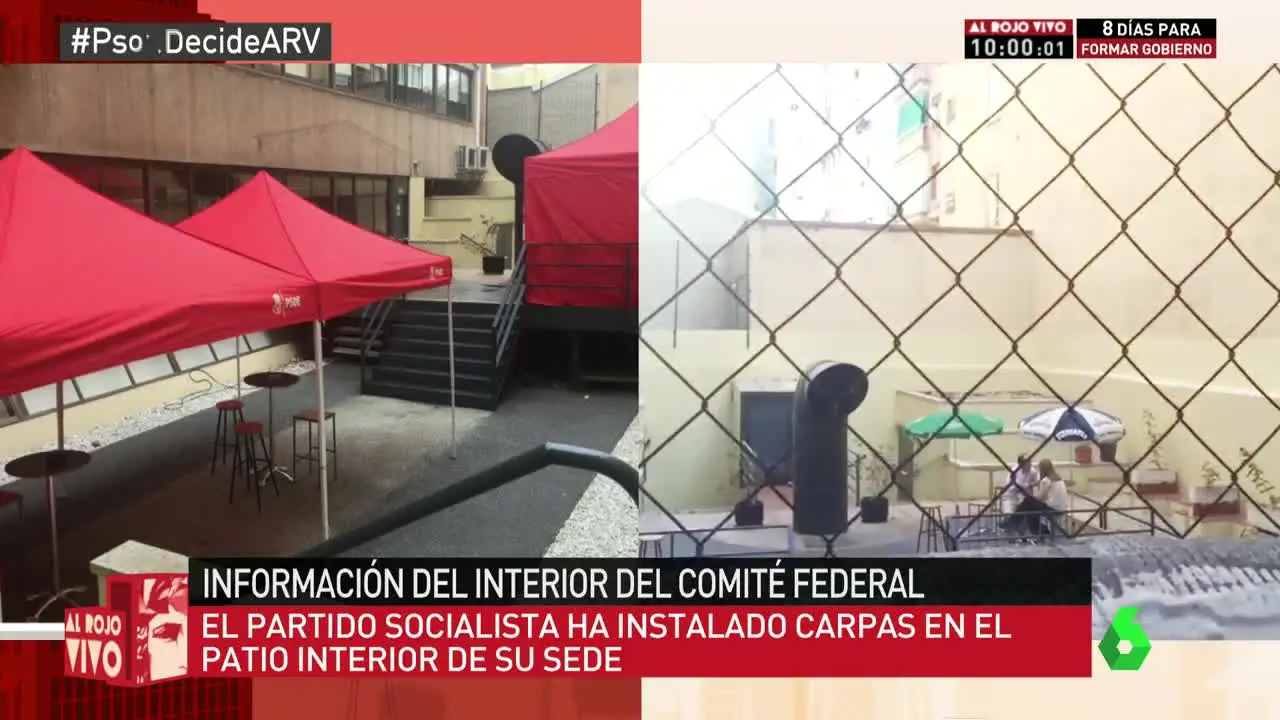 Patio interior del PSOE Patio interior del PSOE