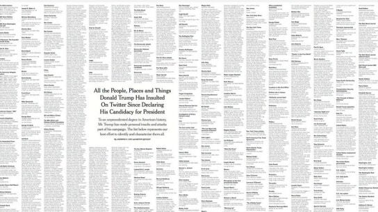 Insultos de Donald Trump