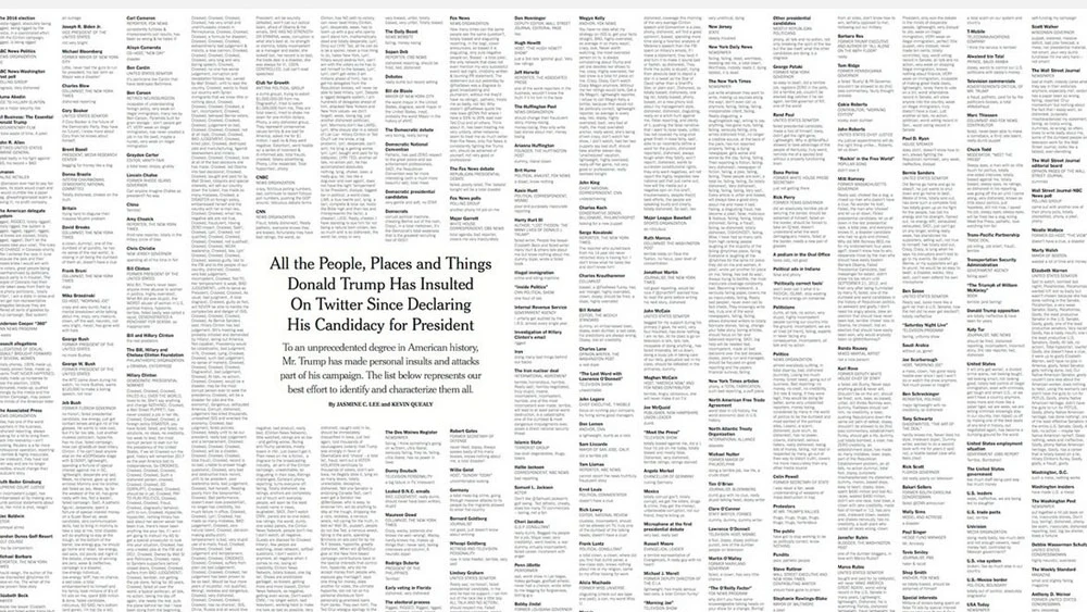 Insultos de Donald Trump Insultos de Donald Trump