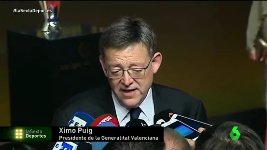 Frame 1.581699 de: Ximo Puig critica la actitud de los jugadores del Barça en Mestalla: "Esa manera de ser no es digna de un deportista" Frame 1.581699 de: Ximo Puig critica la actitud de los jugadores del Barça en Mestalla: "Esa manera de ser no es digna de un deportista"
