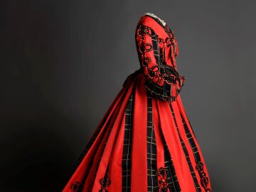 Uno de los trajes expuestos en el Museo del Romanticismo