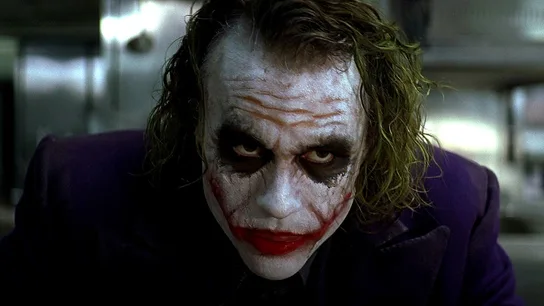 Heath Ledger en su interpretación del Joker Heath Ledger en su interpretación del Joker