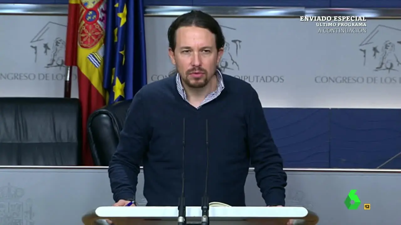 Pablo Iglesias, secretario general de Podemos