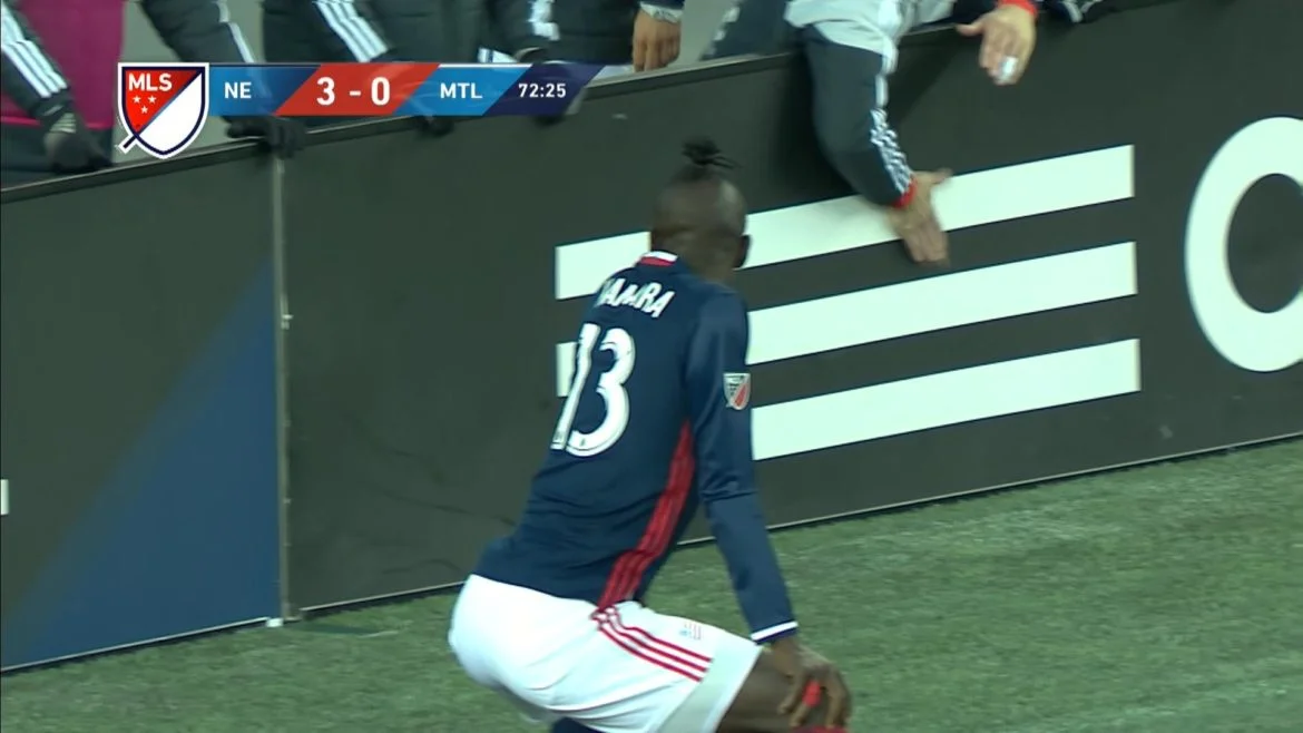 Kei Kamara celebra su gol haciendo 'twerking'