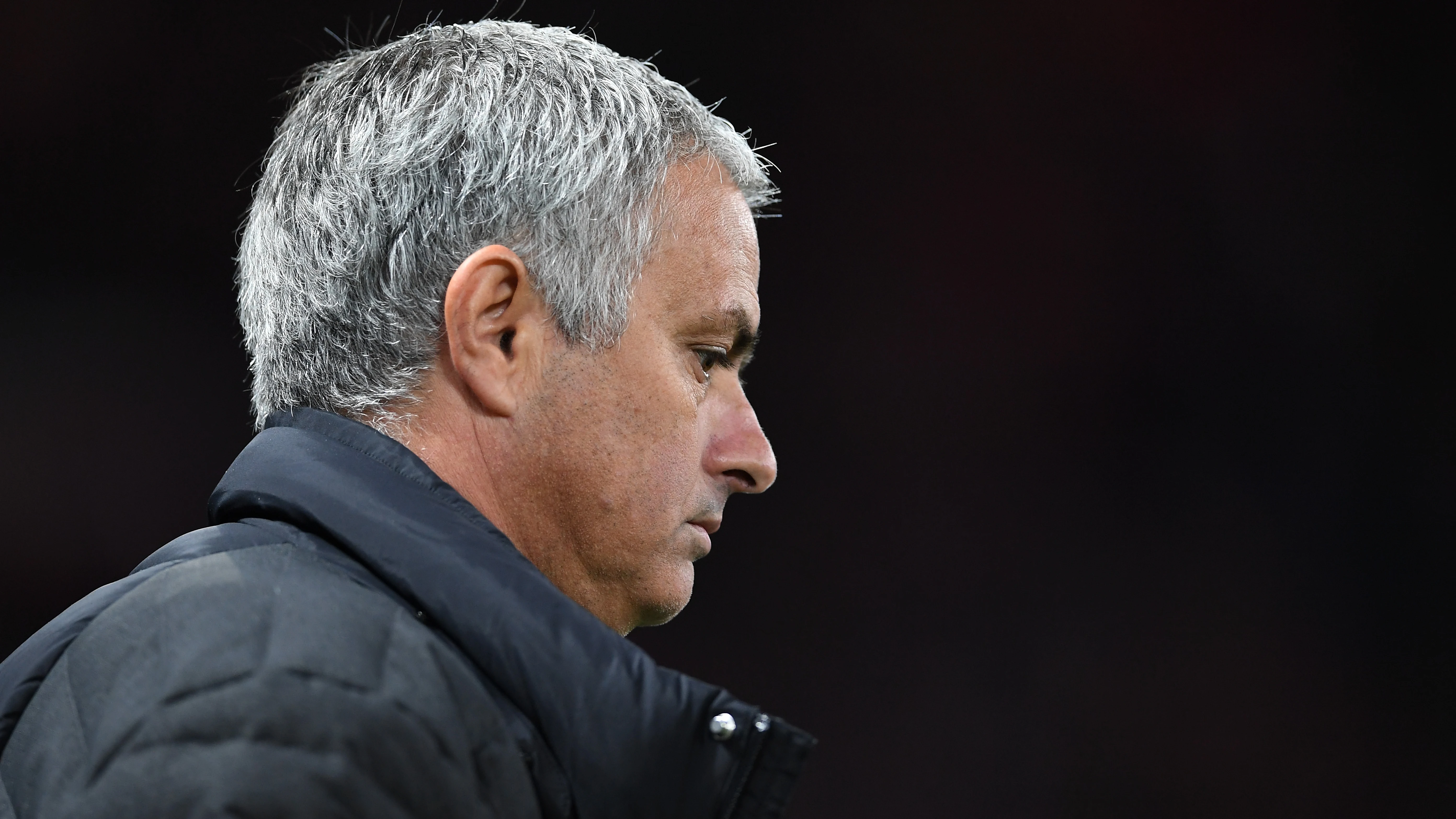 José Mourinho, durante un partido con el United José Mourinho, durante un partido con el United