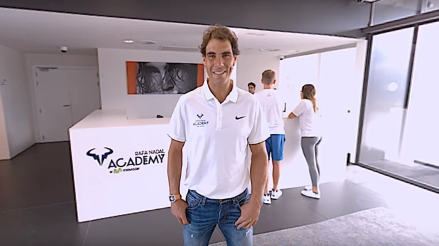 Rafa Nadal, enseñando su academia Rafa Nadal, enseñando su academia