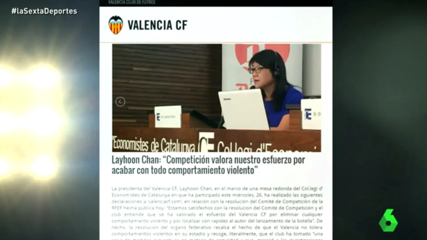 El Valencia, satisfecho tras la resolución de Comité de competición 