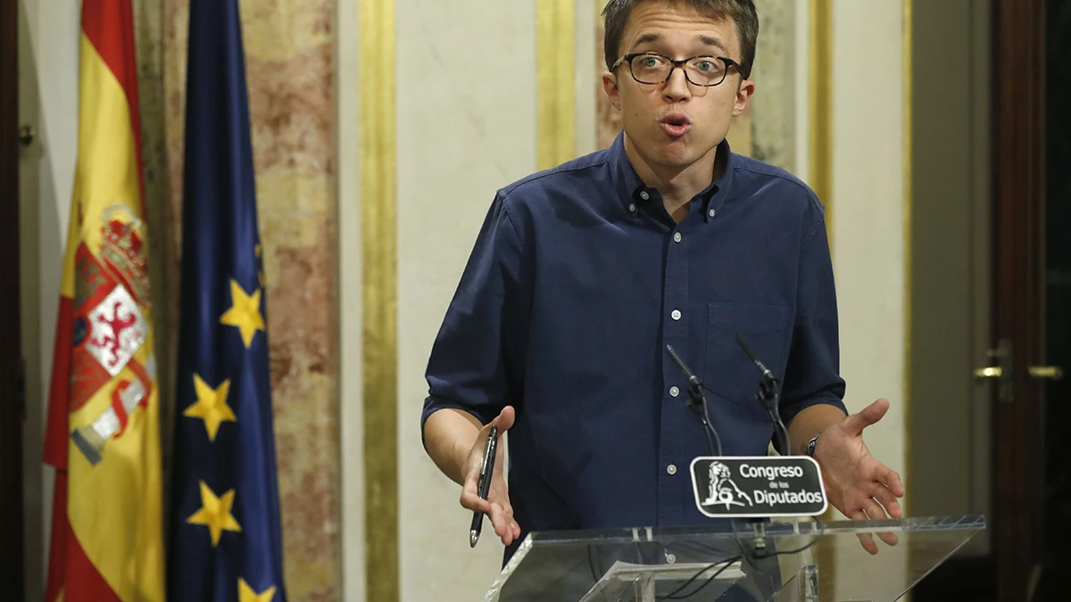 Íñigo Errejón tras la primera jornada del debate de investidura