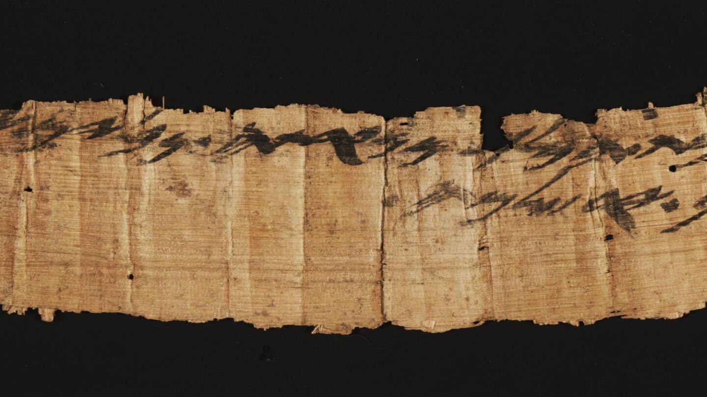 El fragmento de papiro con la referencia no b&iacute;blica m&aacute;s antigua de Jerusal&eacute;n.