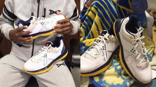 Glenn Robinson III jugar&aacute; con la firma de un ni&ntilde;o enfermo en sus zapatillas