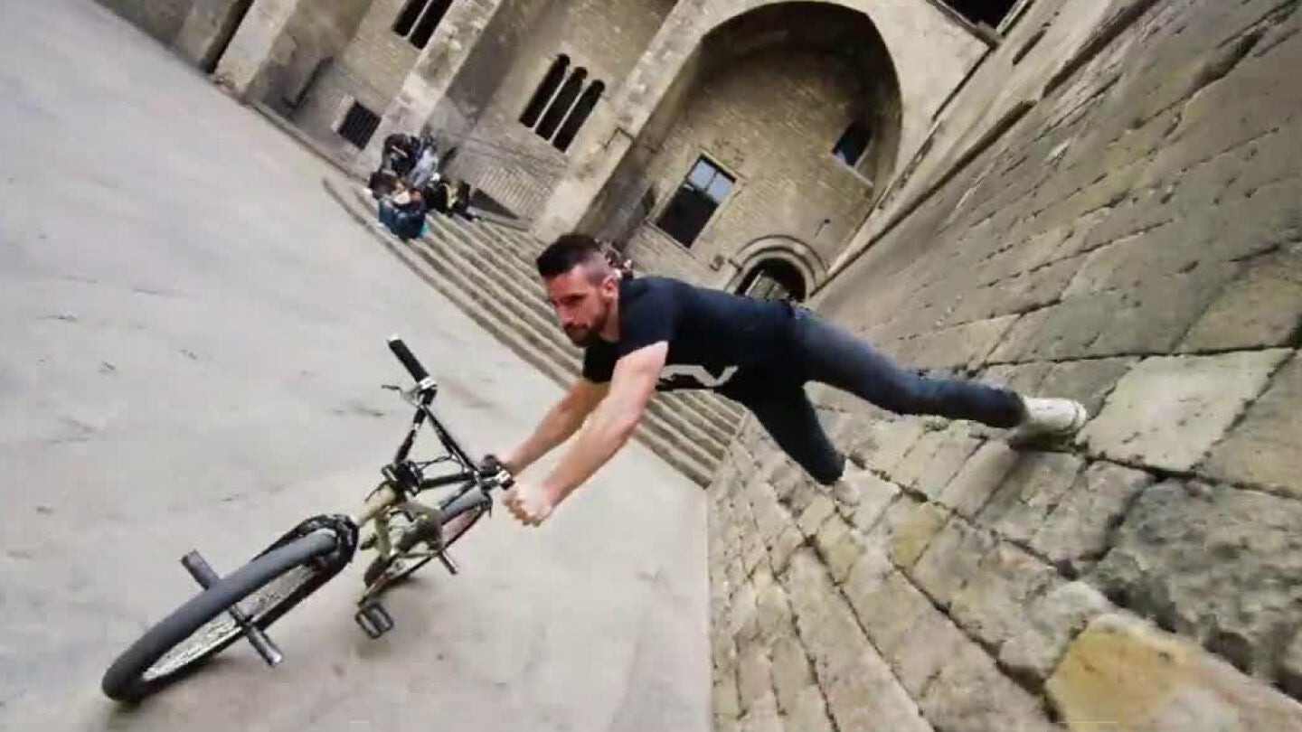 parkour en bicicleta