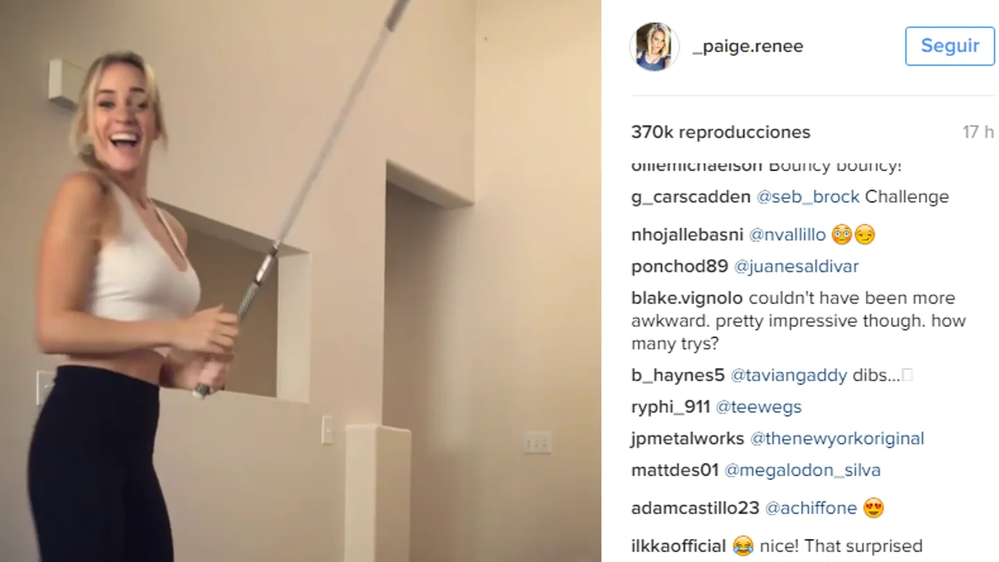 La golfista Paige Spiranac La golfista Paige Spiranac