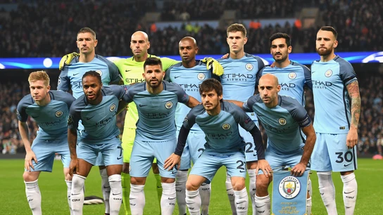 El once inicial del Manchester City El once inicial del Manchester City