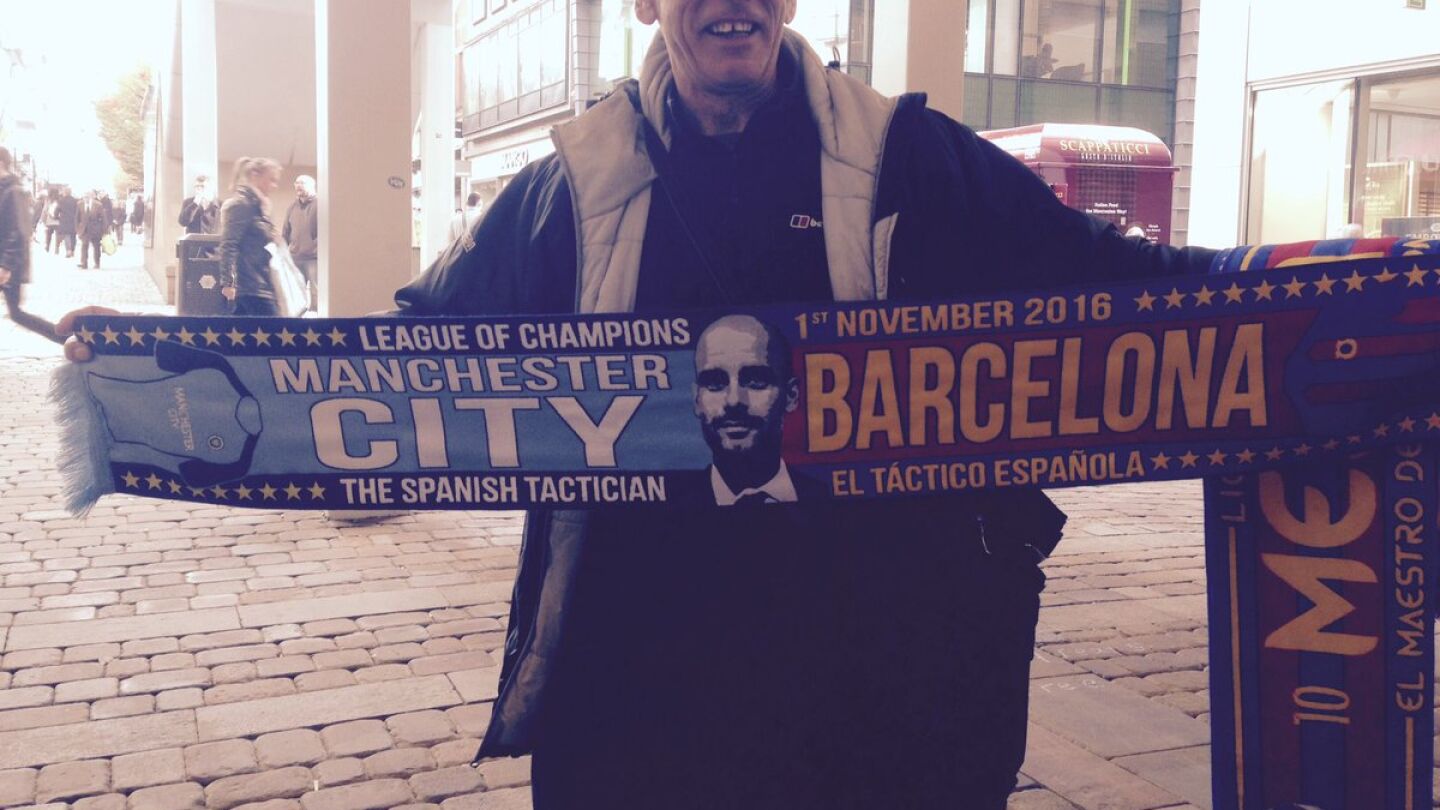 Bufanda conmemorativa del City - Barcelona