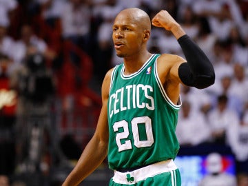 Ray Allen, durante un partido con los Boston Celtics Ray Allen, durante un partido con los Boston Celtics