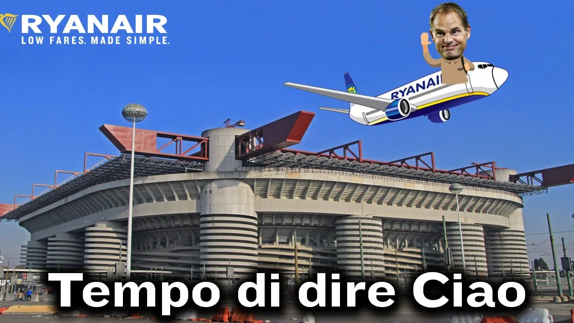 De Boer, 'volando' con Ryanair