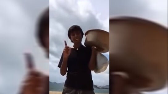 Paco, vendedor de empanadas en Acapulgo