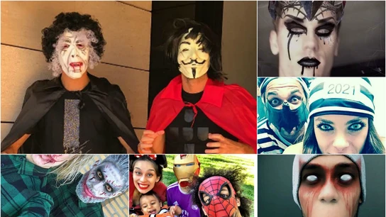Los disfraces de los jugadores en Halloween Los disfraces de los jugadores en Halloween