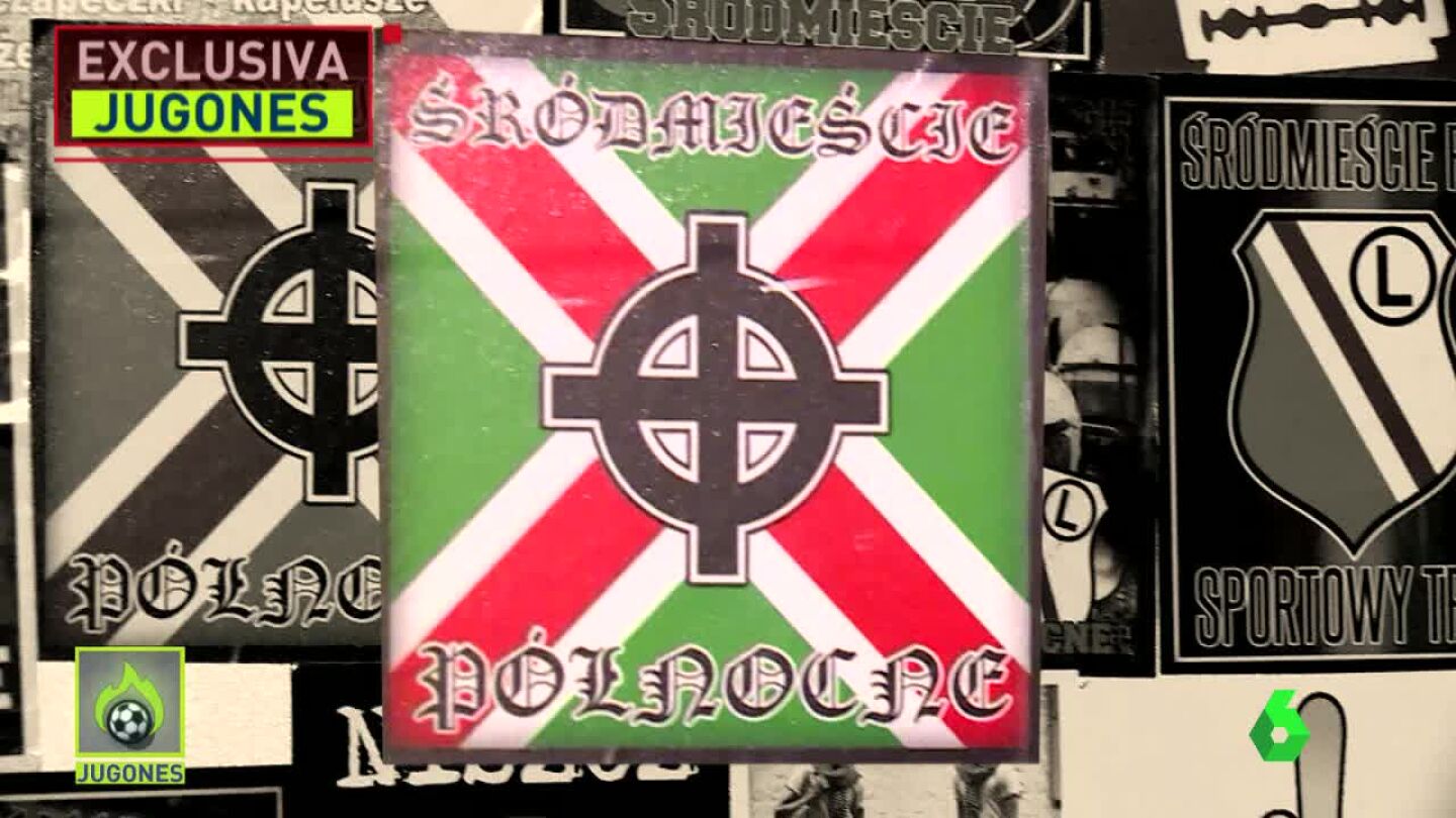 Simbolog&iacute;a nazi en el estadio del Legia