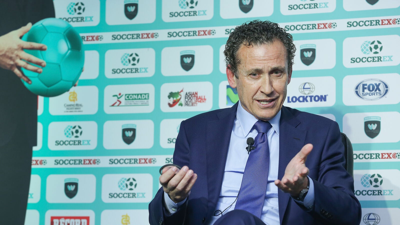 Jorge Valdano, en un acto