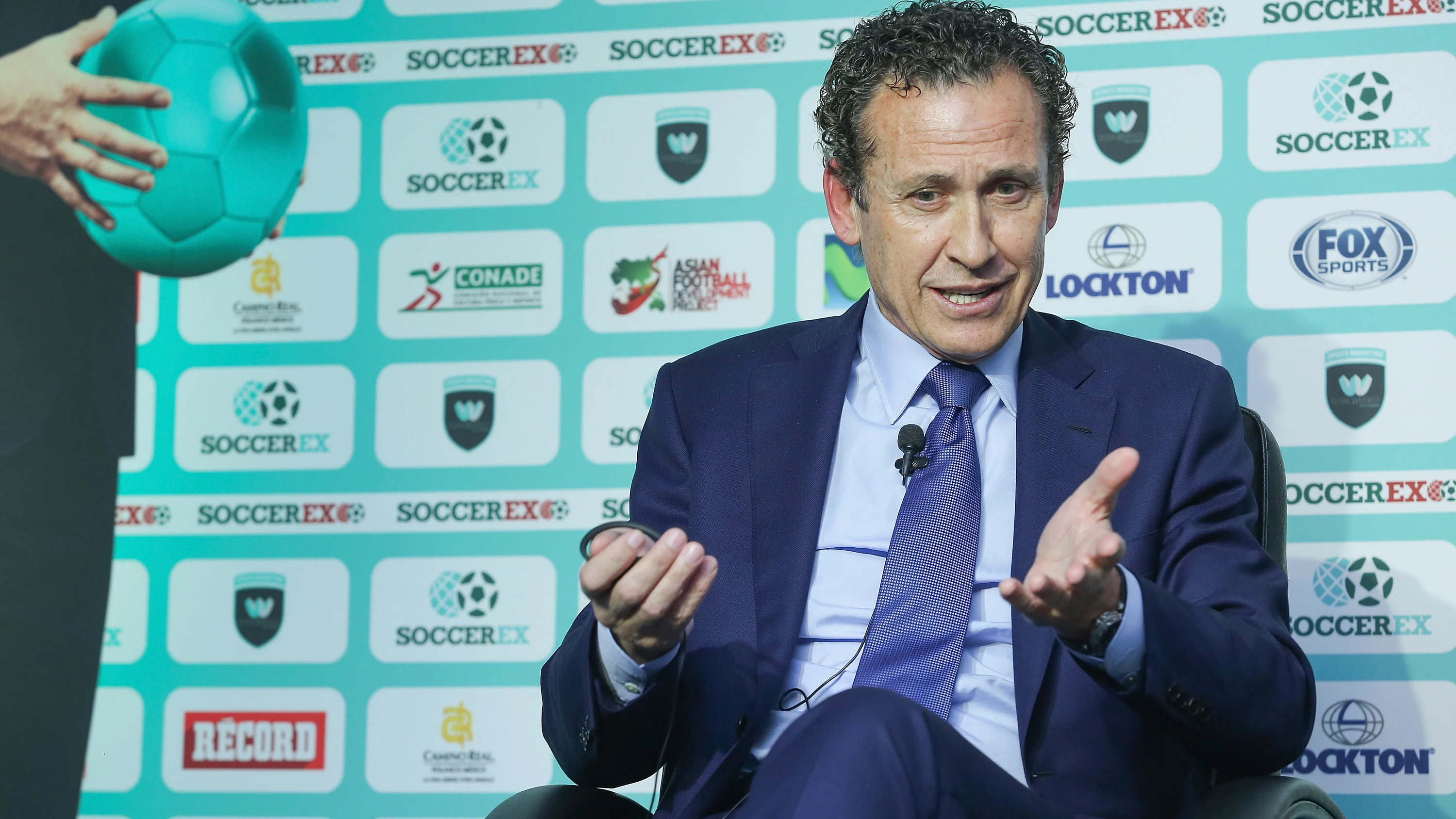 Jorge Valdano, en un acto