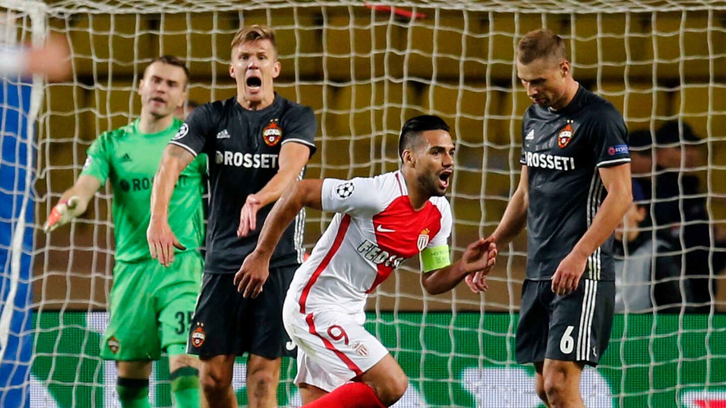 Falcao, tras marcar ante el CSKA