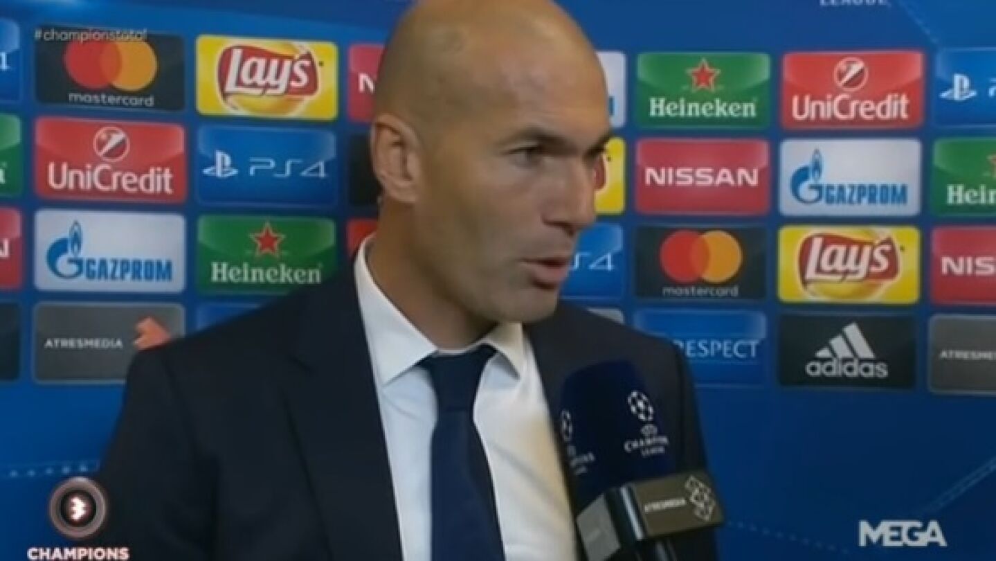 Zinedine Zidane, t&eacute;cnico del Real Madrid