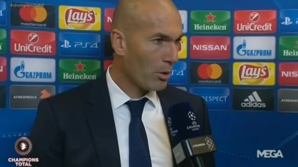 Zinedine Zidane, técnico del Real Madrid