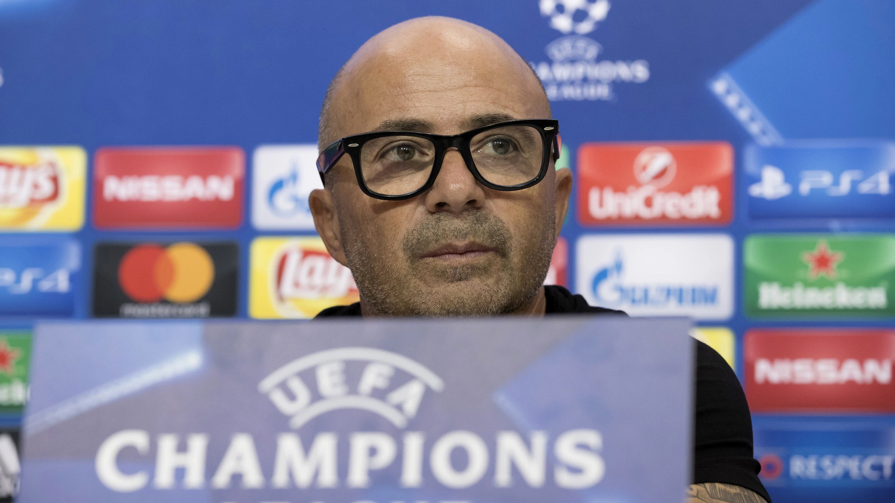 Jorge Sampaoli, entrenador del Sevilla