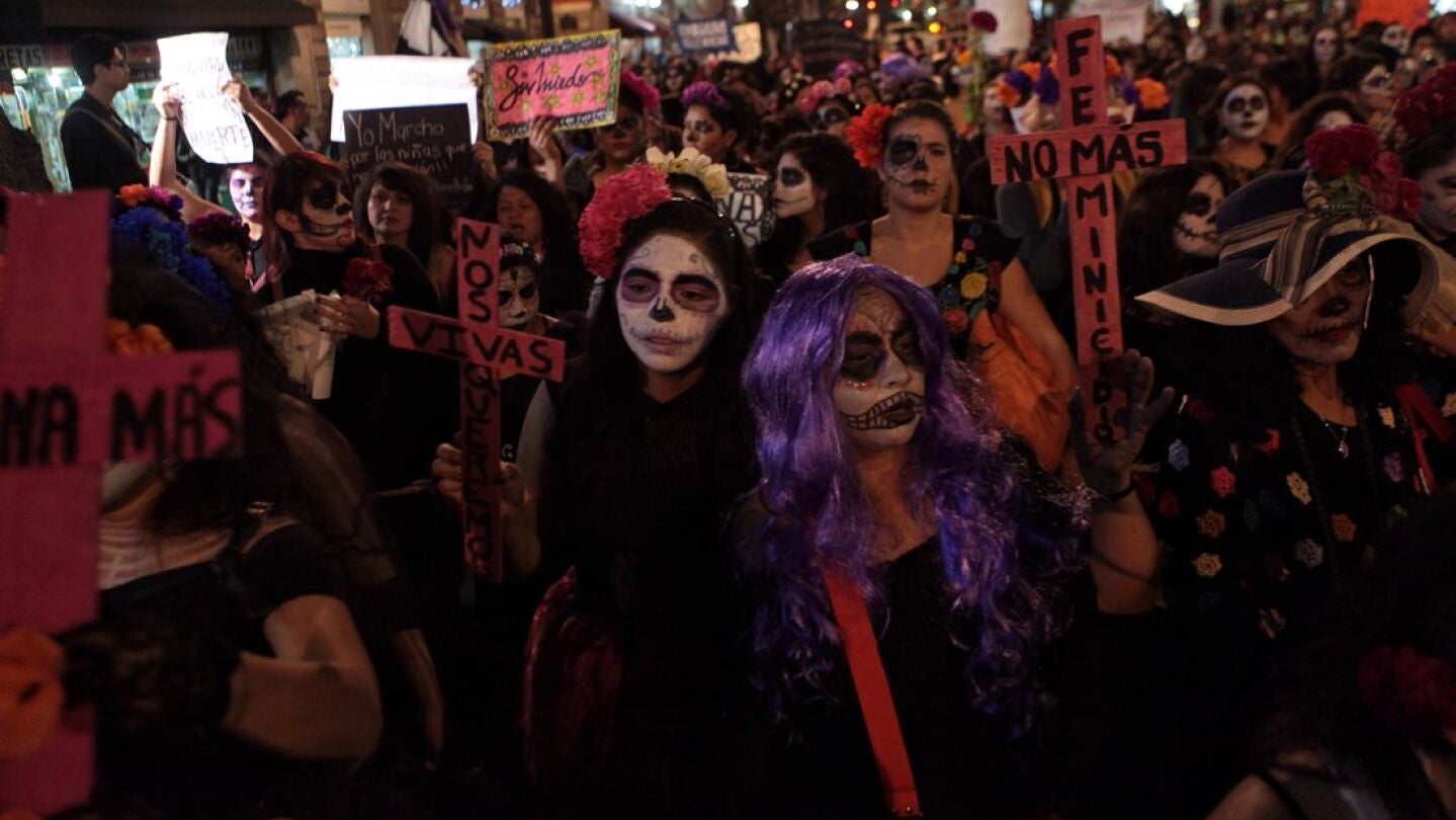 Protestas en M&eacute;xico contra la violencia machista