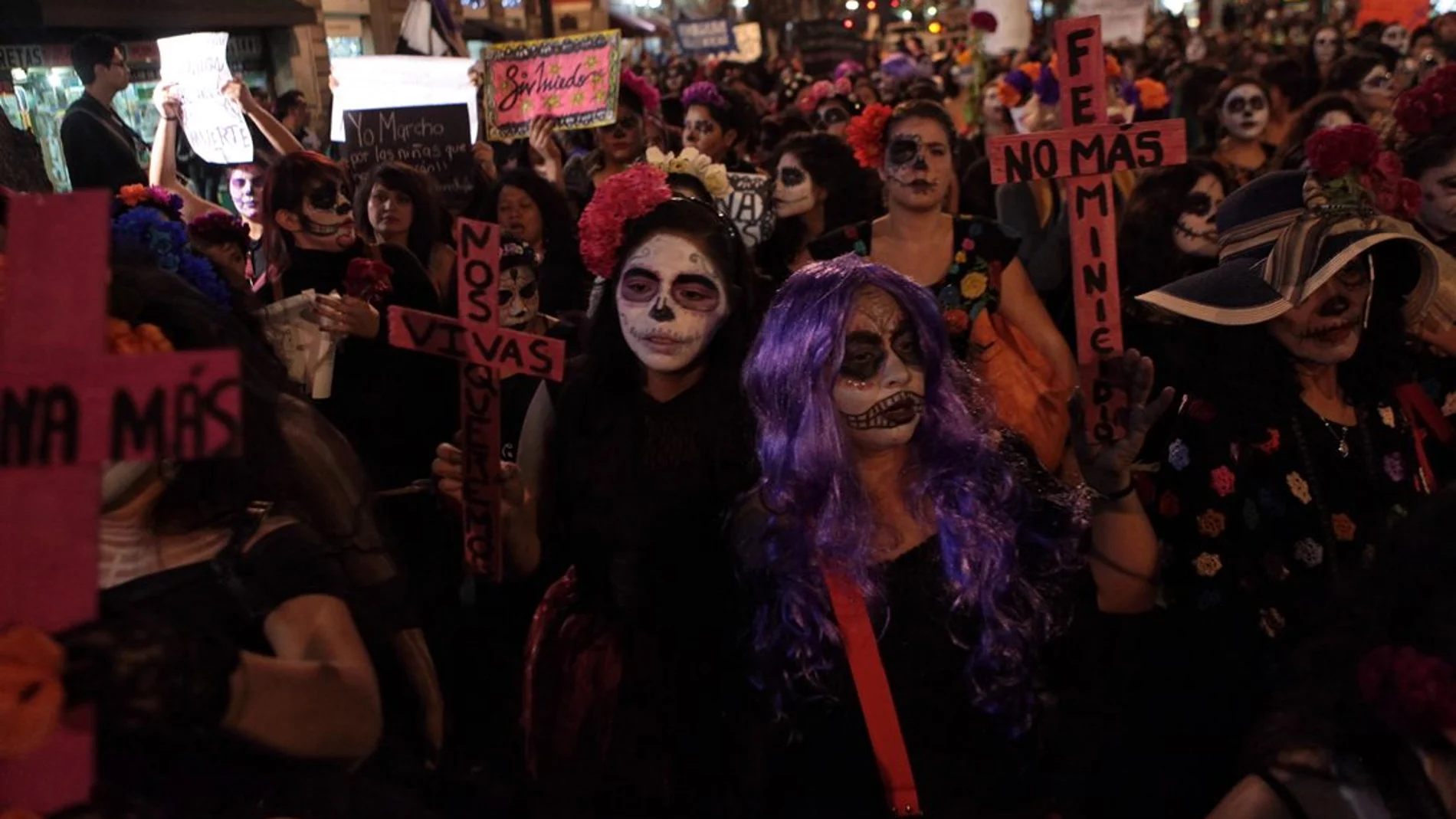 Protestas en México contra la violencia machista