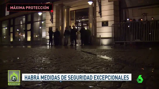 Frame 7.178474 de: El Real Madrid blindado en Varsovia con un gran dispositivo anti ultras Frame 7.178474 de: El Real Madrid blindado en Varsovia con un gran dispositivo anti ultras