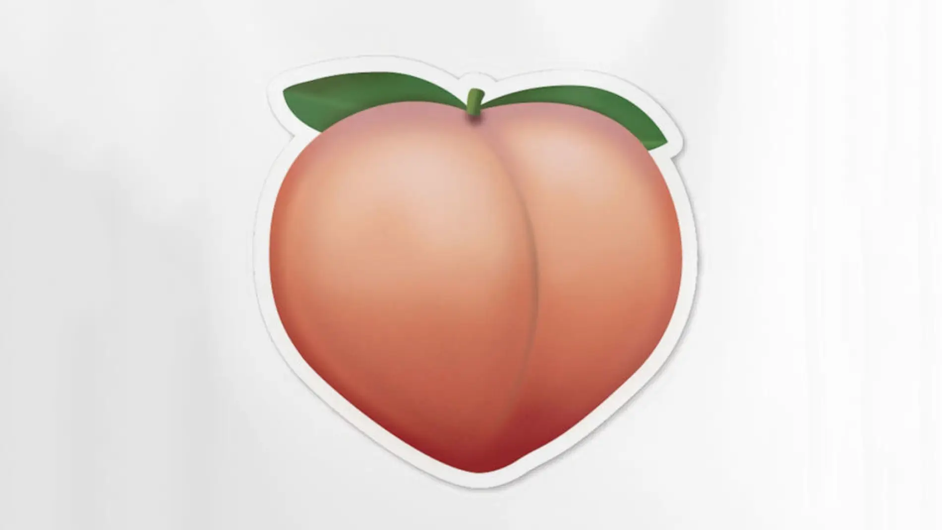 El antiguo emoji del melocotón de Apple