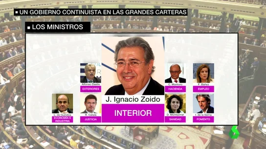 Frame 59.41673 de: Cospedal entra en el Gobierno, De Guindos suma Industria y Méndez de Vigo le quita la Portavocía a Sáenz de Santamaría en un Gobierno que pasa de 15 a 13 carteras Frame 59.41673 de: Cospedal entra en el Gobierno, De Guindos suma Industria y Méndez de Vigo le quita la Portavocía a Sáenz de Santamaría en un Gobierno que pasa de 15 a 13 carteras