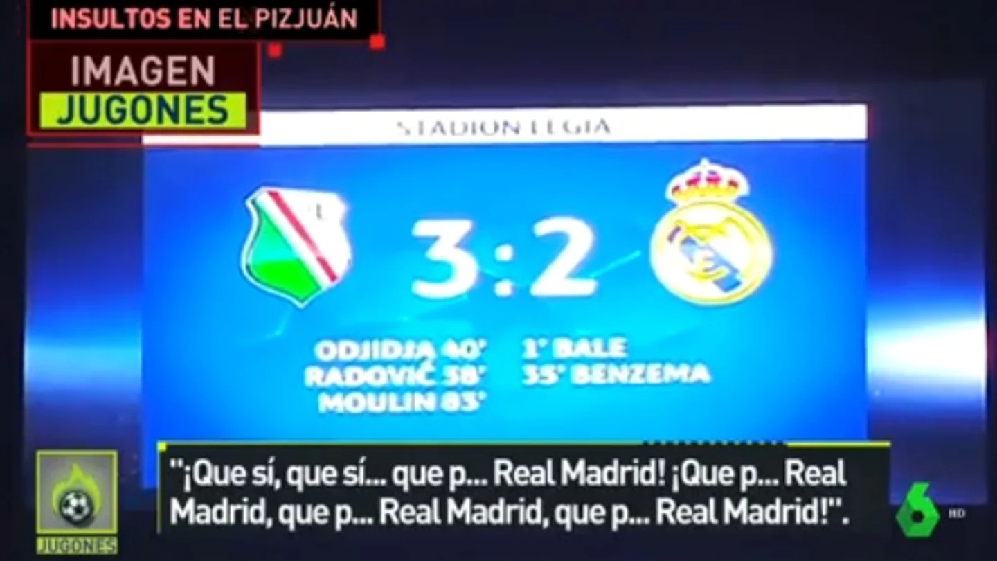 Insultos contra el Madrid en el Sánchez Pizjuán Insultos contra el Madrid en el Sánchez Pizjuán