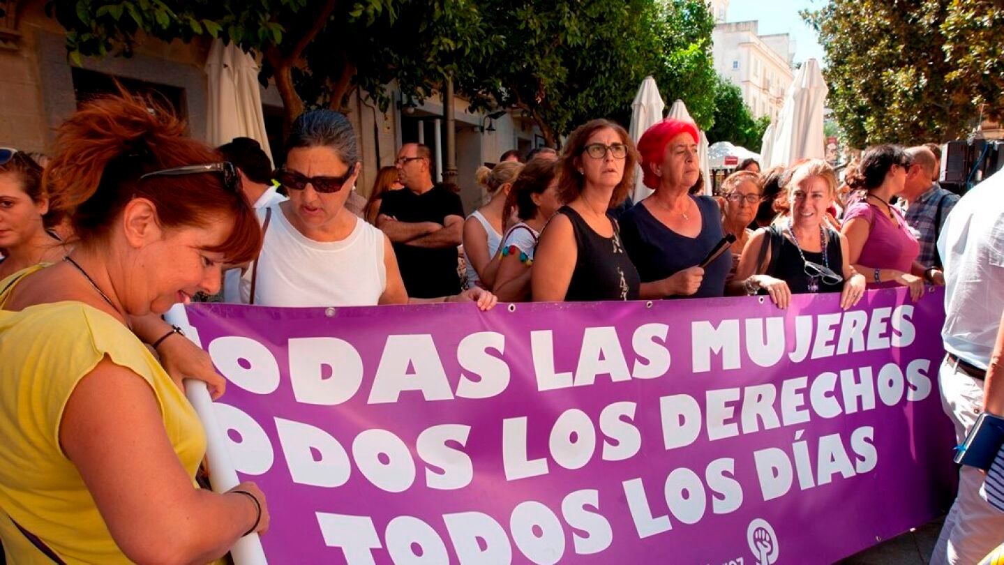 Concentraci&oacute;n contra la violencia machista (Archivo)
