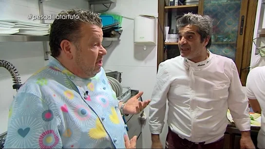 Chicote estalla con las excusas de Andrea: "¿Vosotros queréis trabajar o tocar los cojones?" Chicote estalla con las excusas de Andrea: "¿Vosotros queréis trabajar o tocar los cojones?"
