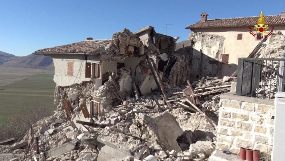 ARCHIVO | Localidad de Castelluccio di Norcia tras el terremoto del 31 de octubre