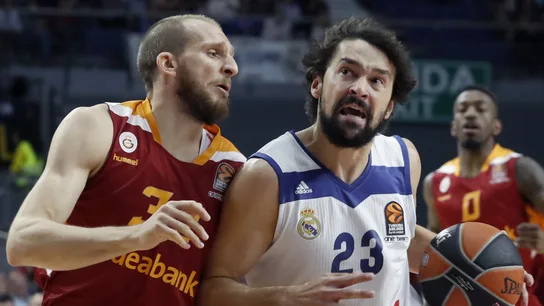 Sergio Llull ante el Galatasaray Sergio Llull ante el Galatasaray