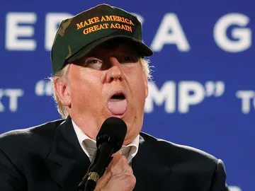 Donald Trump en un acto electoral Donald Trump en un acto electoral