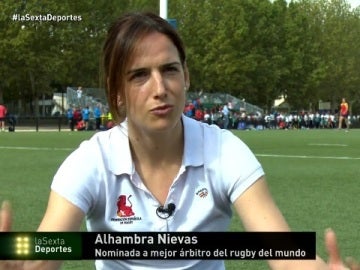 Alhambra Nievas, árbitro de Rugby Alhambra Nievas, árbitro de Rugby
