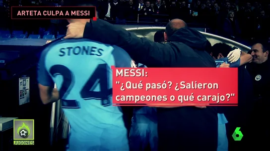 Frame 82.689557 de: Arteta niega haber empezado la bronca con Messi: "¿Qué ganaron, la Champions?" Frame 82.689557 de: Arteta niega haber empezado la bronca con Messi: "¿Qué ganaron, la Champions?"