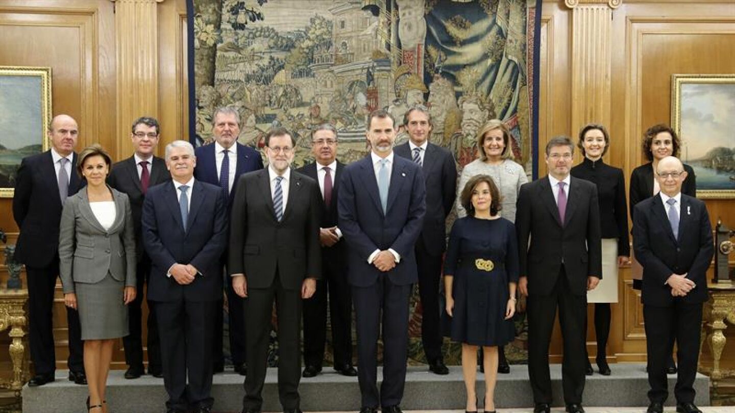 Nuevos ministros con el Rey