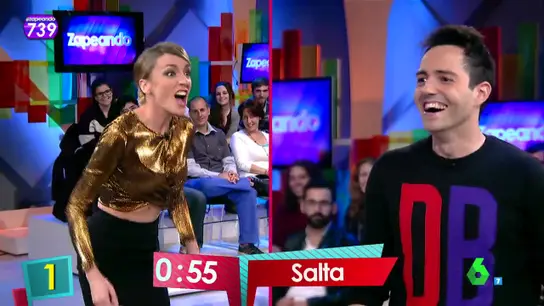El 'cabreo' de Anna Simon con David Guapo en el Juego de la SemaAnna El 'cabreo' de Anna Simon con David Guapo en el Juego de la SemaAnna