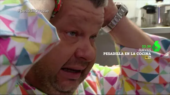 Alberto Chicote, en Pesadilla en la cocina Alberto Chicote, en Pesadilla en la cocina