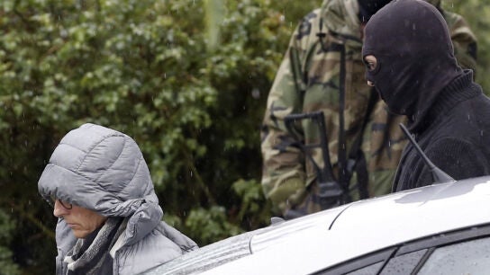 Una de las personas detenidas en el operativo contra ETA